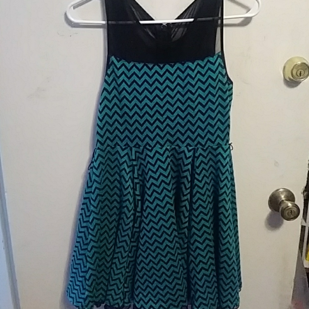 Tank, Mesh, chevron? Skater dress